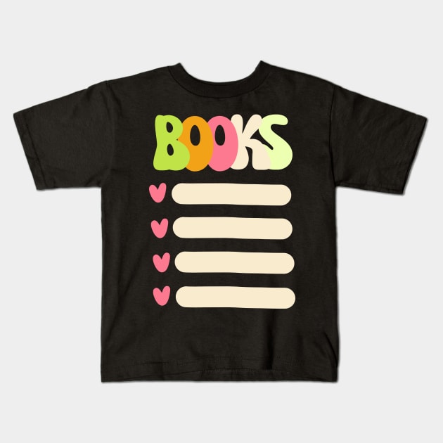 Librarian Kids T-Shirt by TRACHLUIM